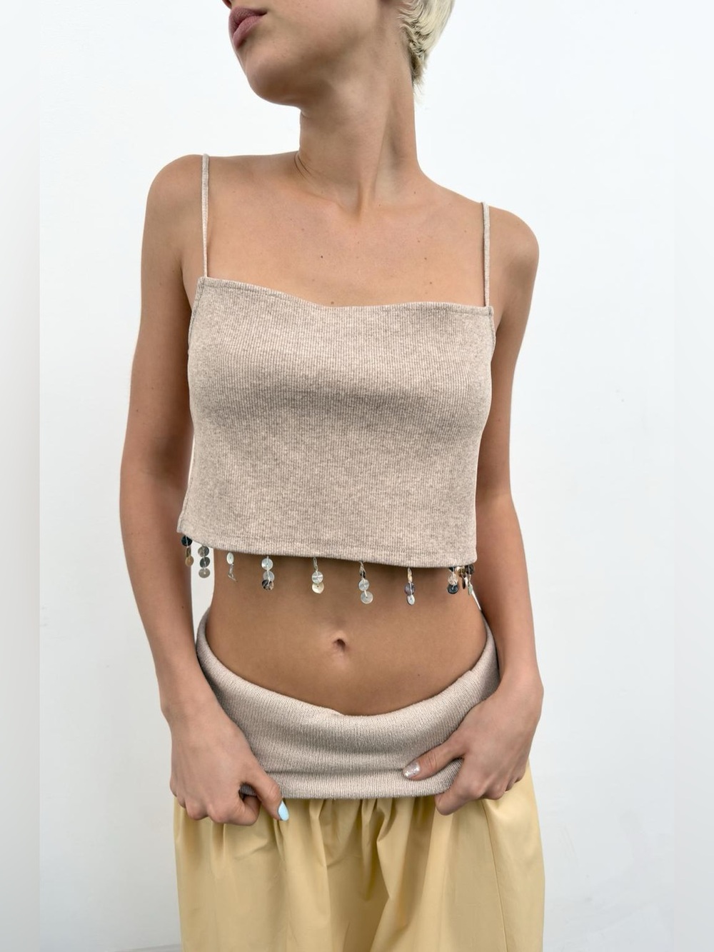 NWT Zara Contrast Fajin Skirt Also known as the Contrast Cummerbund(convertible) - Picture 5 of 14